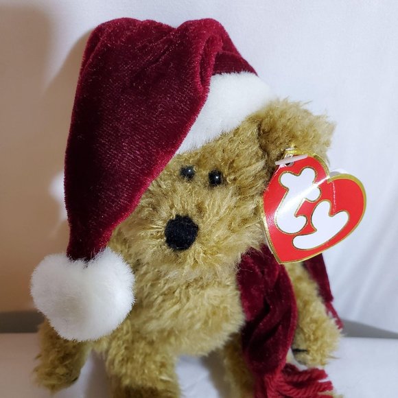 Ty Other - Ty Jangle 1993 Christmas Bear Plush 8.5"
